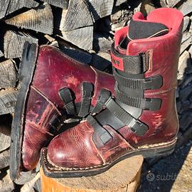 Garmin RACE 43 scarponi sci telemark in pelle 75mm