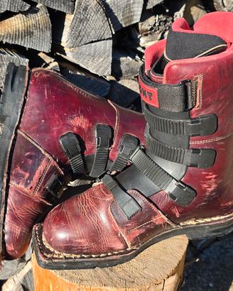 Garmont RACE 43 scarponi sci telemark vintage 75mm