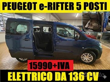 PEUGEOT e-Rifter 5 POSTI ELETTRICO A PIANALE UNI