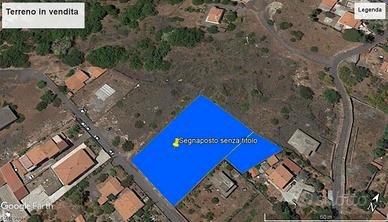 Terreno 3.000 mq zona C con prospetto strada