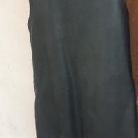 Gilet nero in ecopelle Pinko