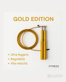 Corda da salto professionale dorata