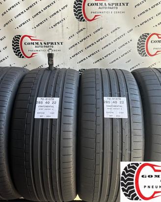 4 PNEUMATICI 285/40 R22 CONTINENTAL ESTIVE