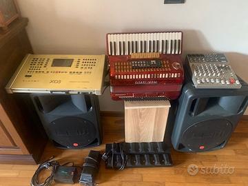 Fisarmonica Quagliardi 120bassi con midi+accessori