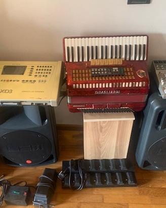 Fisarmonica Quagliardi 120bassi con midi+accessori