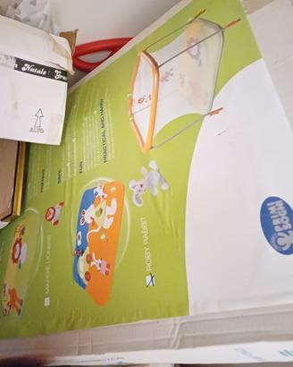 box per bambini completo di tappetino ammortizzato