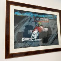 Ayrton Senna. (Dipinto )