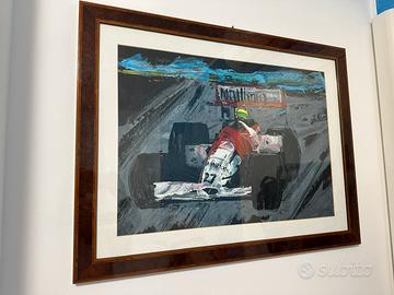 Ayrton Senna. (Dipinto )