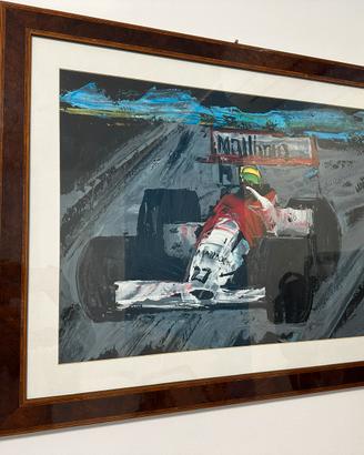 Ayrton Senna. (Dipinto )