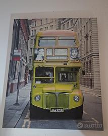 Stampa su tela autobus Londra 