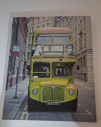 Stampa su tela autobus Londra 