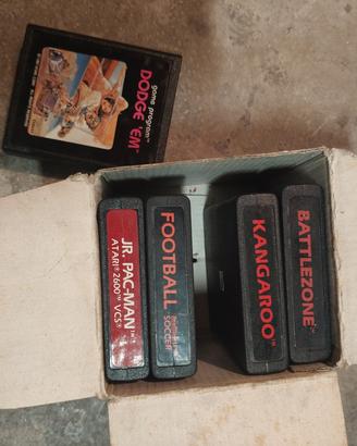 Lotto 5 giochi Atari 2600 Vintage 