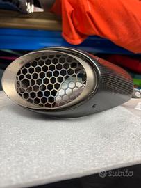Cover scarico in carbonio ducati panigale v2