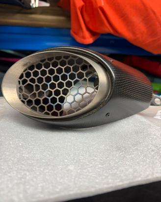 Cover scarico in carbonio ducati panigale v2