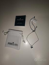 Bracciale Morellato colore argento, con farfalla (