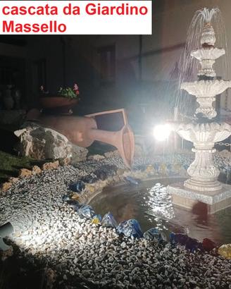 Fontana a cascata da Giardino in Granito Massello