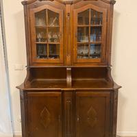 credenza da soggiorno vintage in legno