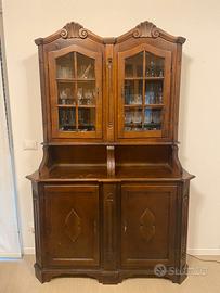 credenza da soggiorno vintage in legno