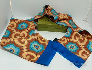 Gucci Caleidoscopio sciarpa seta 