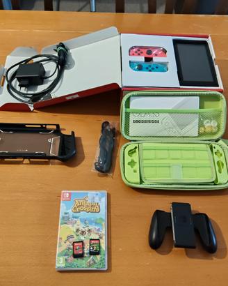 Nintendo Switch V2 + 3 giochi + accessori 