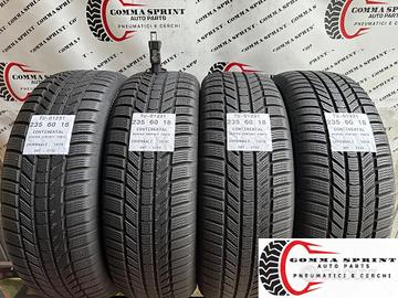 4 PNEUMATICI 235/60 R18 CONTINENTAL INVERNALI 80%