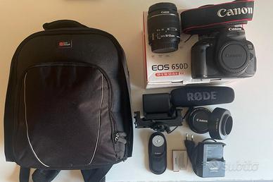 Canon EOS 650D Kit Professionale + Accessori Video