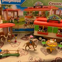 Playmobil Country 70510 Ranch Pony con Roulotte