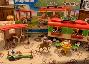 Playmobil Country 70510 Ranch Pony con Roulotte