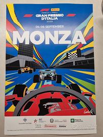 Manifesto ufficiale del Gran Premio d'Italia F1
