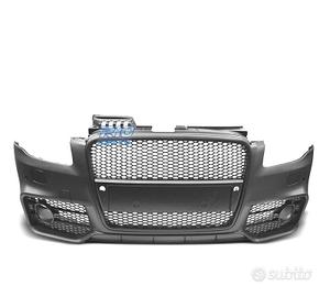 PARAURTI ANTERIORE AUDI A4 04-07 LOOK RS4 NERO PDC