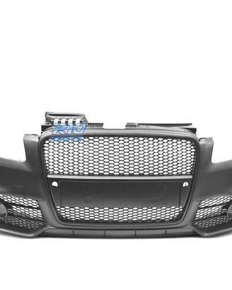 PARAURTI ANTERIORE AUDI A4 04-07 LOOK RS4 NERO PDC