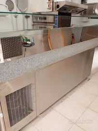 banco pizza refrigerato