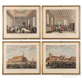 Set 4 quadri Rivoluzione Francese