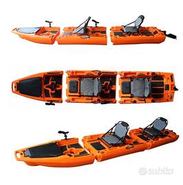 Fishing Kayak modulare a pedali