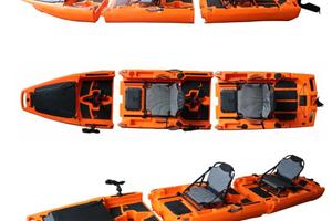 Fishing Kayak modulare a pedali