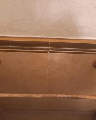 accessori bagno in foglia  oro