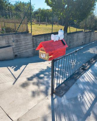 Cassetta della posta Snoopy e Woodstock