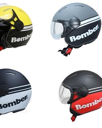 CASCO MOTO SCOOTER BOMBER LUXUS