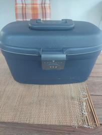 RONCATO  LIGHT BEAUTY CASE  BLU NAVY