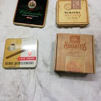 Scatole di sigari vuote