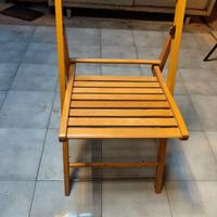 12 sedie pieghevoli in legno