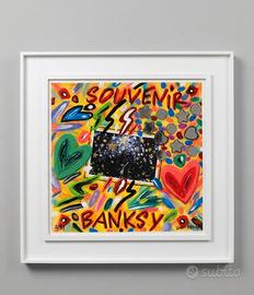 Souvenir Banksy. Bruno Donzelli. Serigrafia 