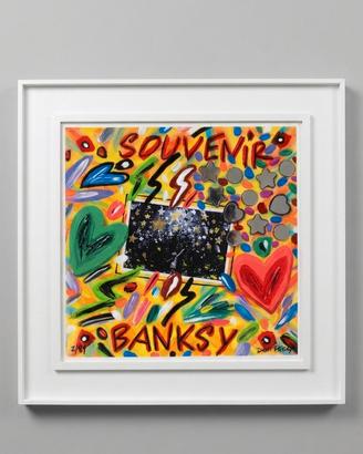 Souvenir Banksy. Bruno Donzelli. Serigrafia 