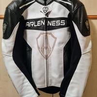 Giacca moto racing Arlen Ness Edge in pelle