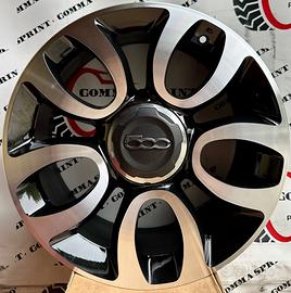 4 CERCHI IN LEGA ORIGINALI RAGGIO 17 FIAT 500L