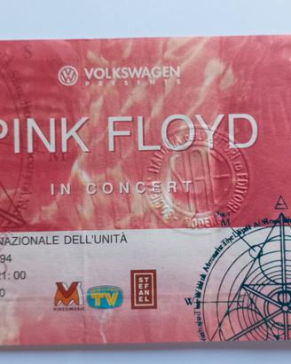 Biglietto concerto Pink floyd Modena 1994