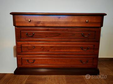 Cassettiera in legno
