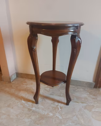 Tavolino vintage porta piante / vasi/telefono