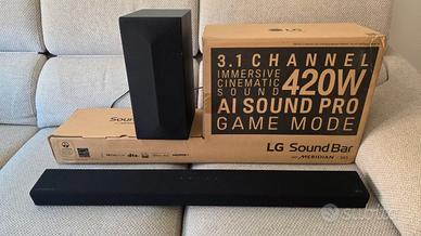 Soundbar LG S65Q per TV con audio a 3.1 canali