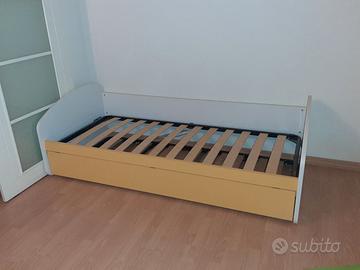 Letto Singolo Sovrapposto con Letto Estraibile